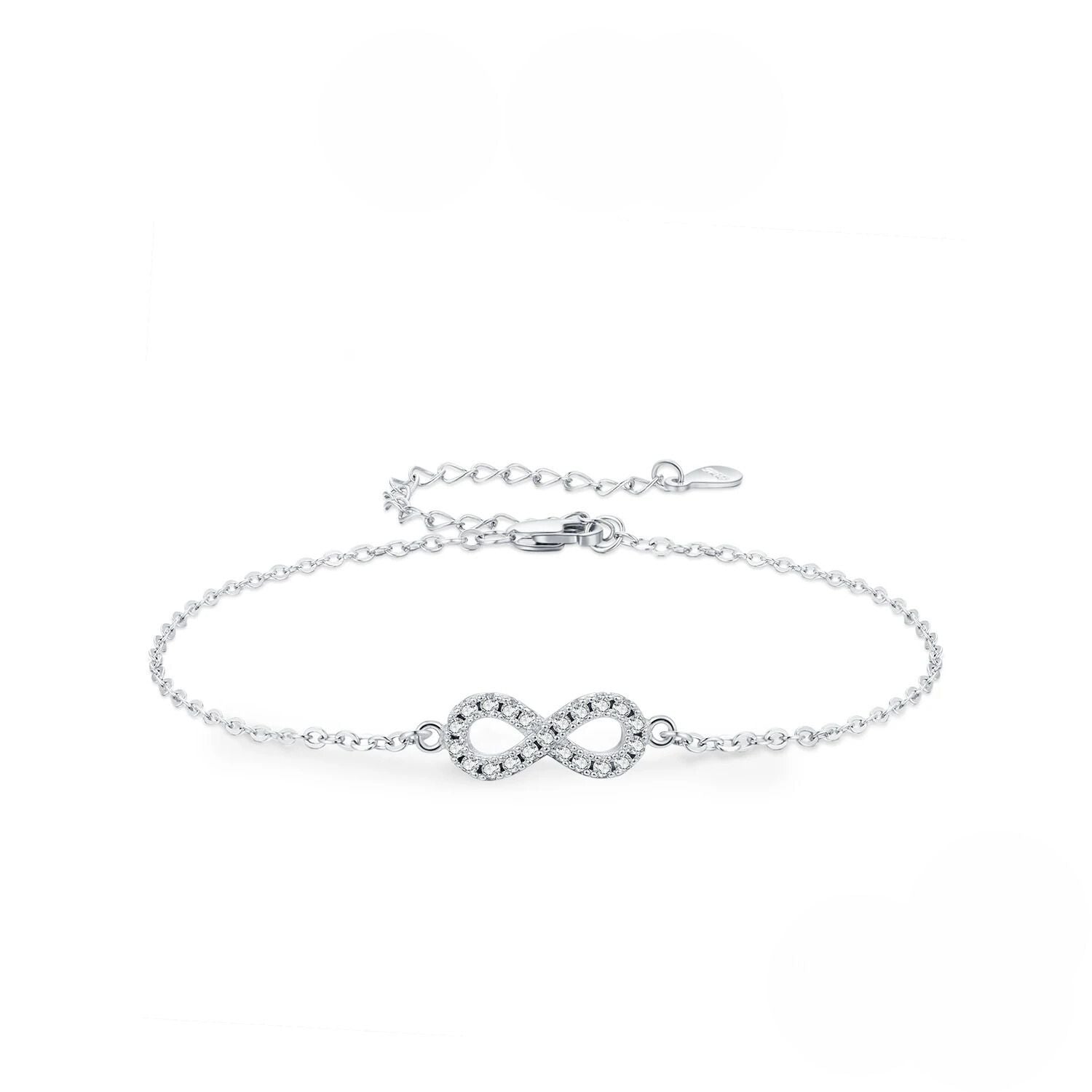 AMARA MOISSANITE INFINITY BRACELET - NARAVOCO