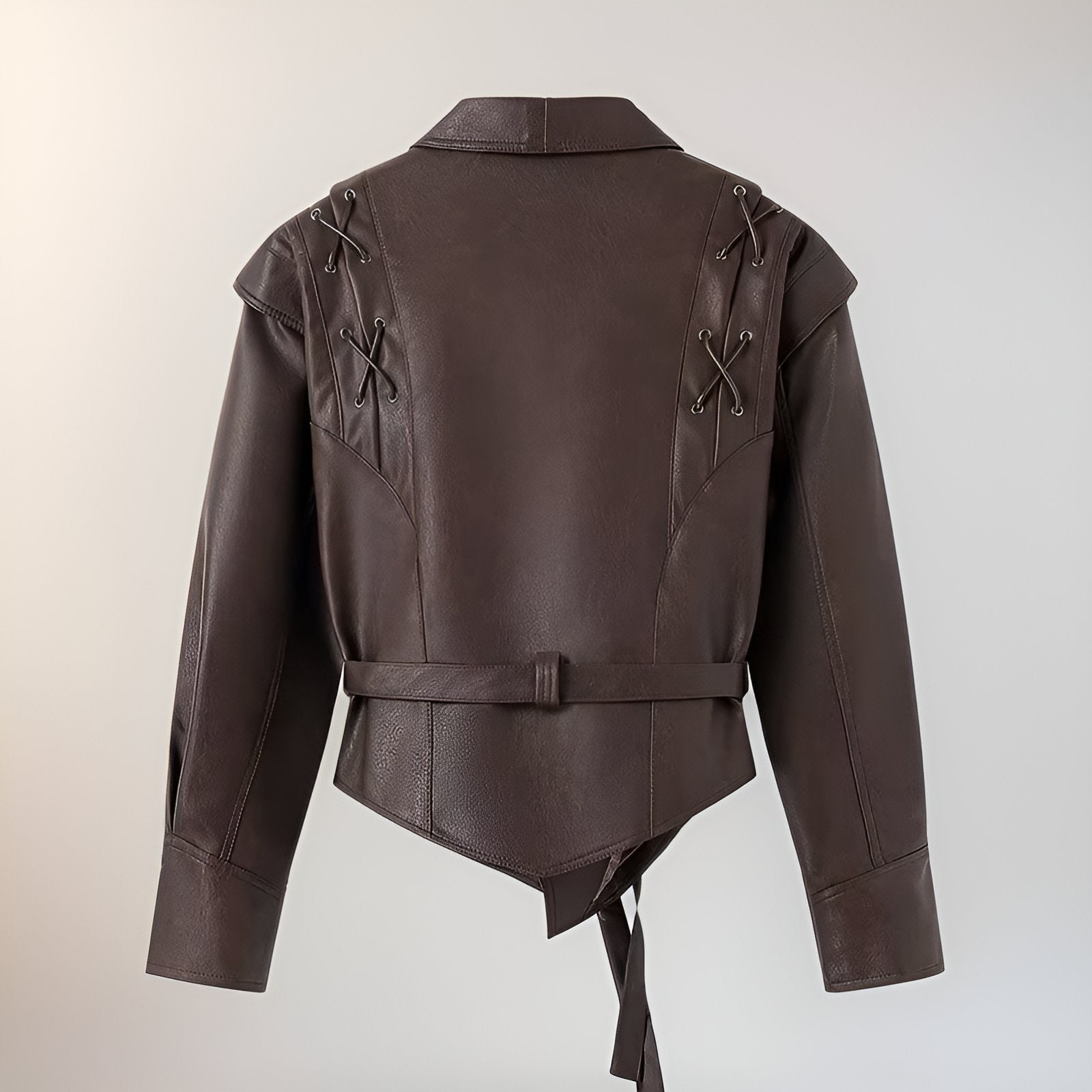 AVELINE LEATHER JACKET - NARAVOCO