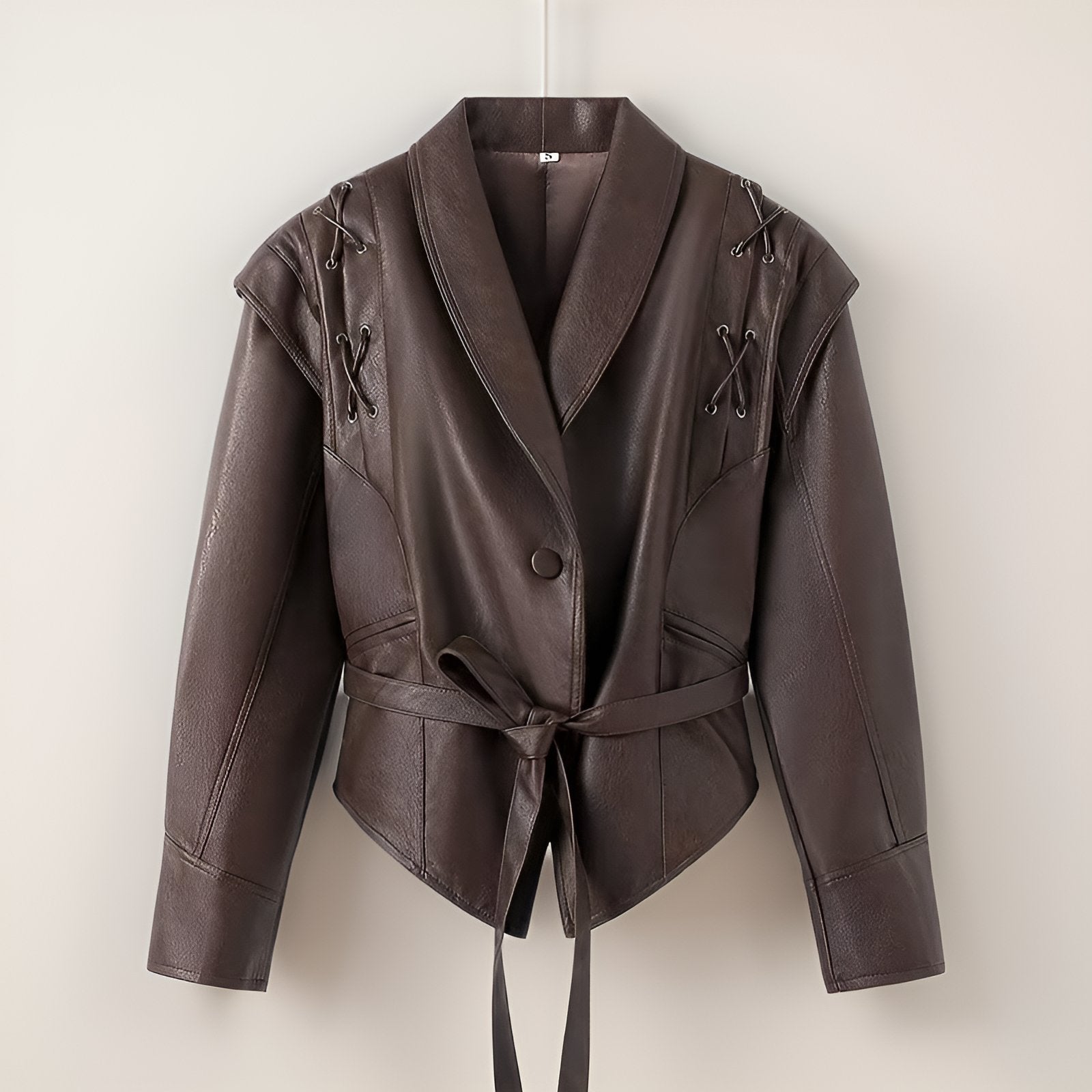 AVELINE LEATHER JACKET - NARAVOCO