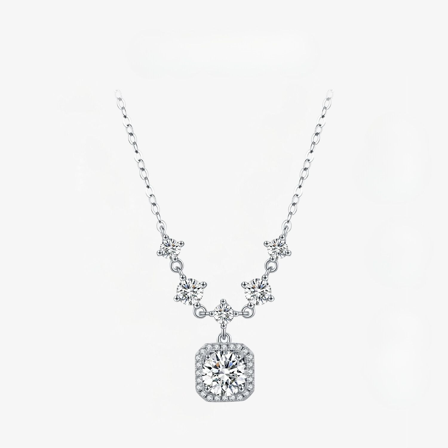 CELESTE MOISSANITE DIAMOND PENDANT - NARAVOCO