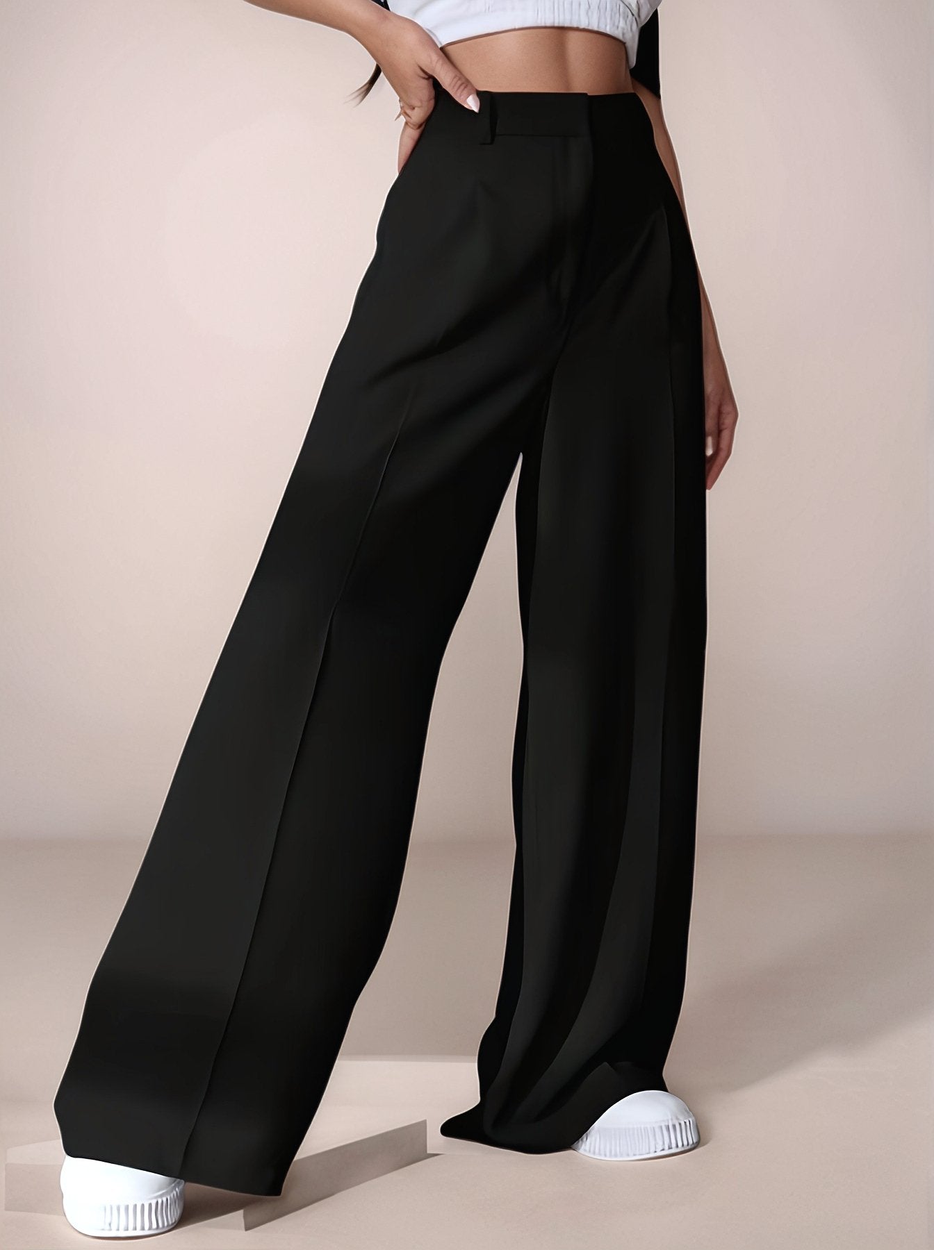 CELINA WIDE - LEG TROUSERS - NARAVOCO