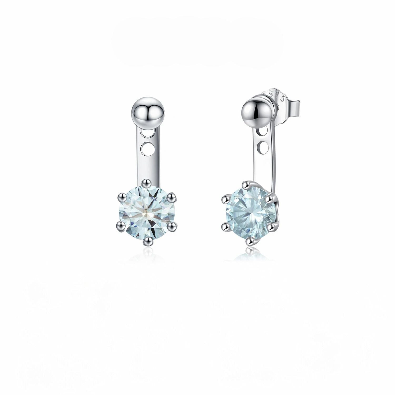 CLARA MOISSANITE DIAMOND EARRINGS - NARAVOCO