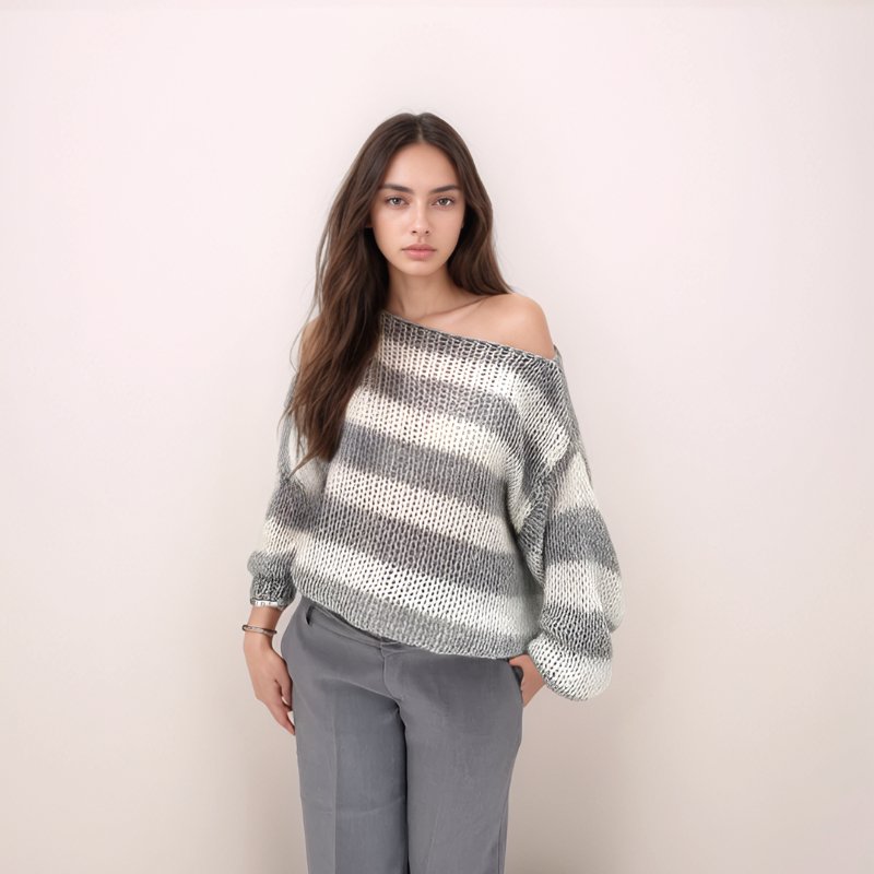 ÉTERNELLE CABLE KNIT SWEATER - NARAVOCO