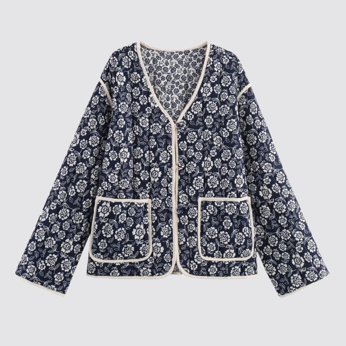 FLORAL QUILTED JACKET - NARAVOCO