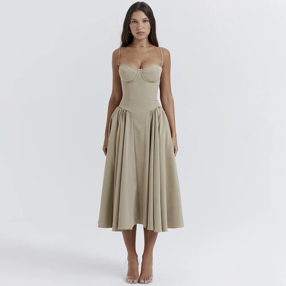 LAVINIA MIDI DRESS - NARAVOCO