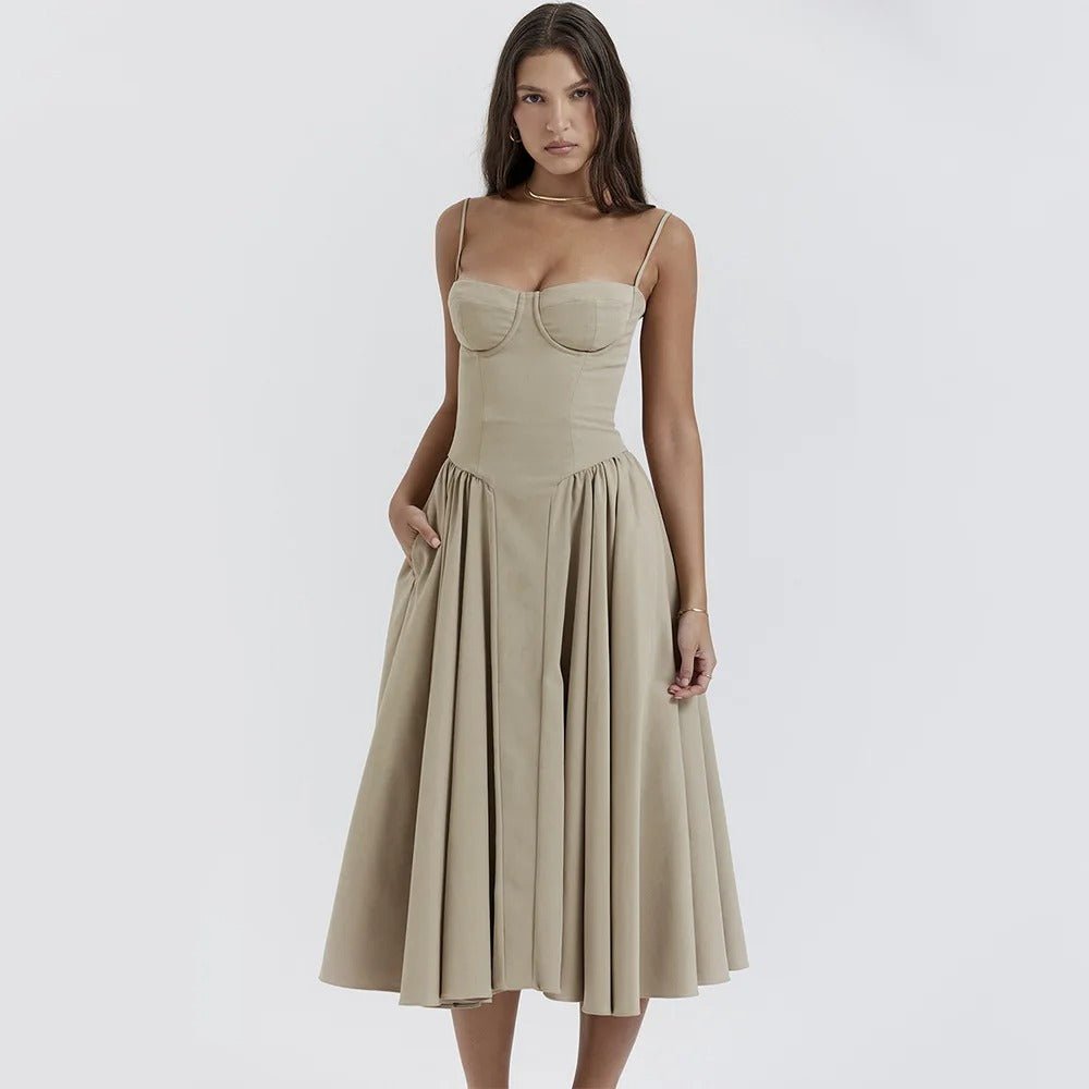 LAVINIA MIDI DRESS - NARAVOCO