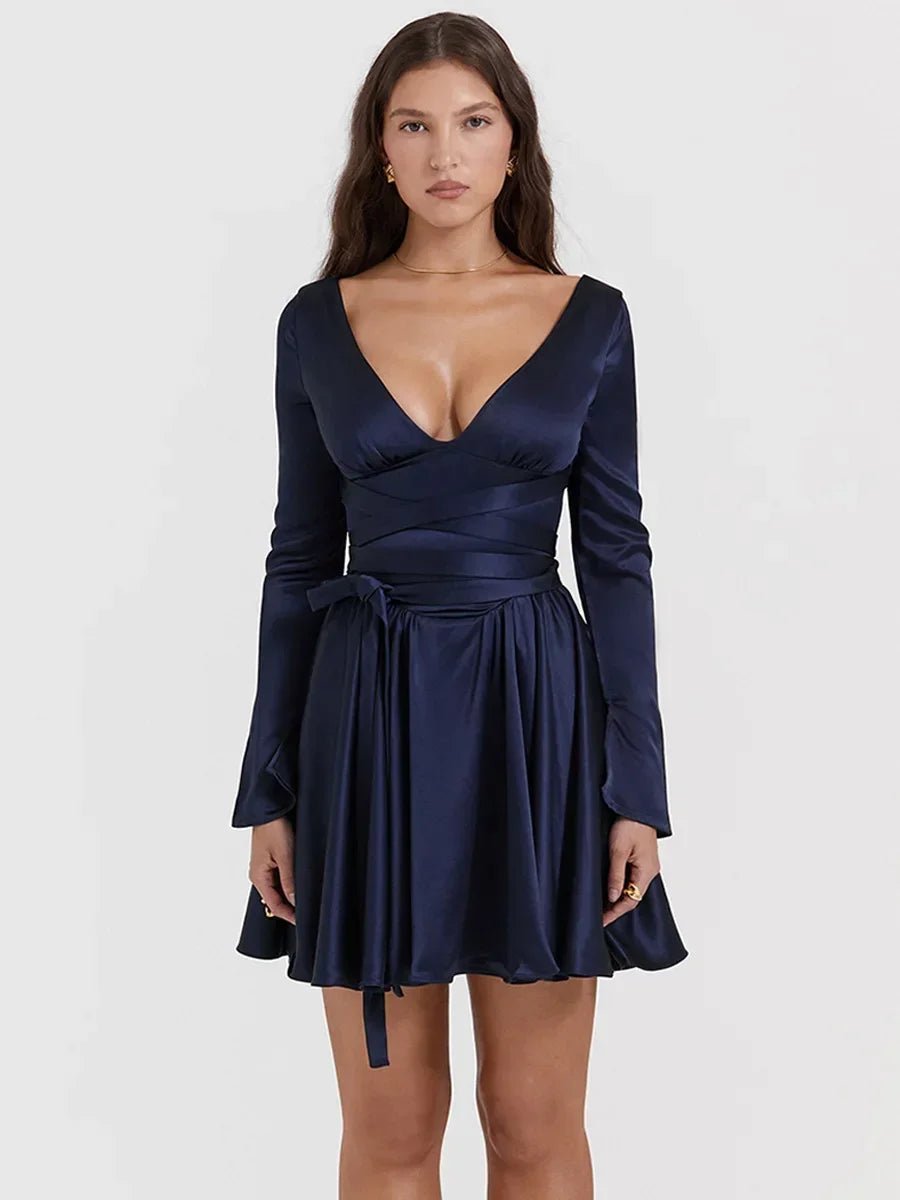 MIDNIGHT ALLURE DRESS - NARAVOCO