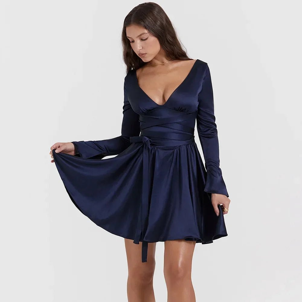 MIDNIGHT ALLURE DRESS - NARAVOCO