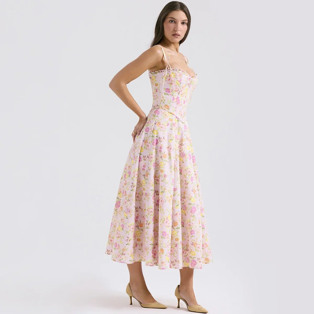 SADIE MIDI DRESS - NARAVOCO