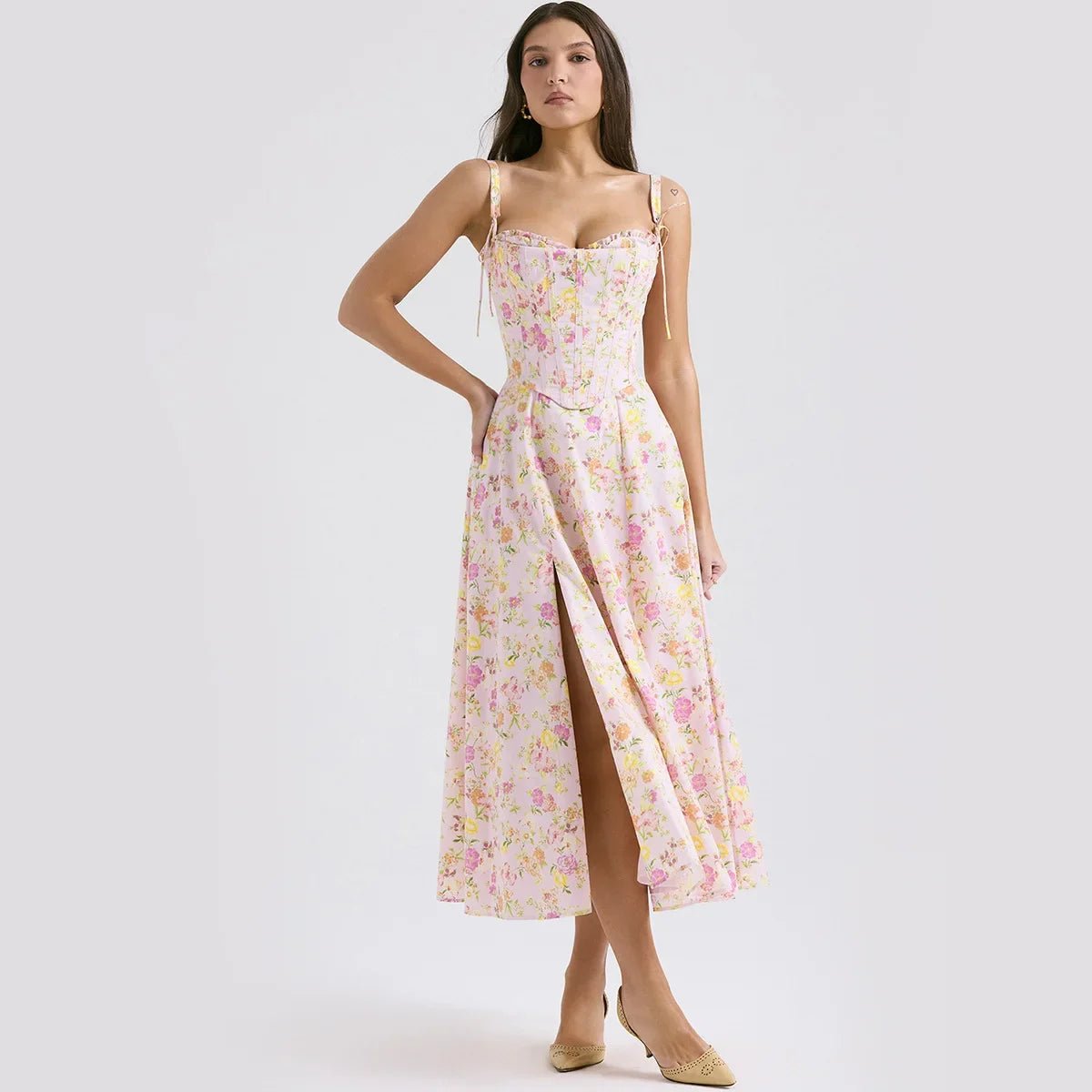 SADIE MIDI DRESS - NARAVOCO