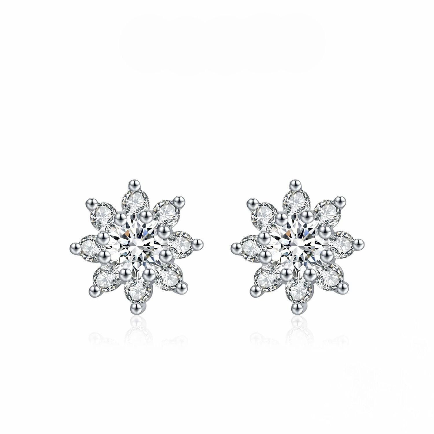 SERA MOISSANITE DIAMOND STUDS - NARAVOCO