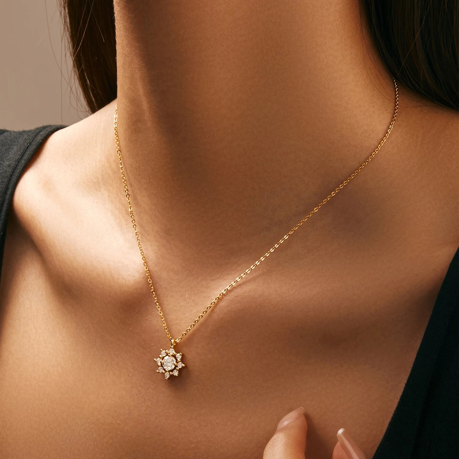 SOLARA MOISSANITE PENDANT - NARAVOCO