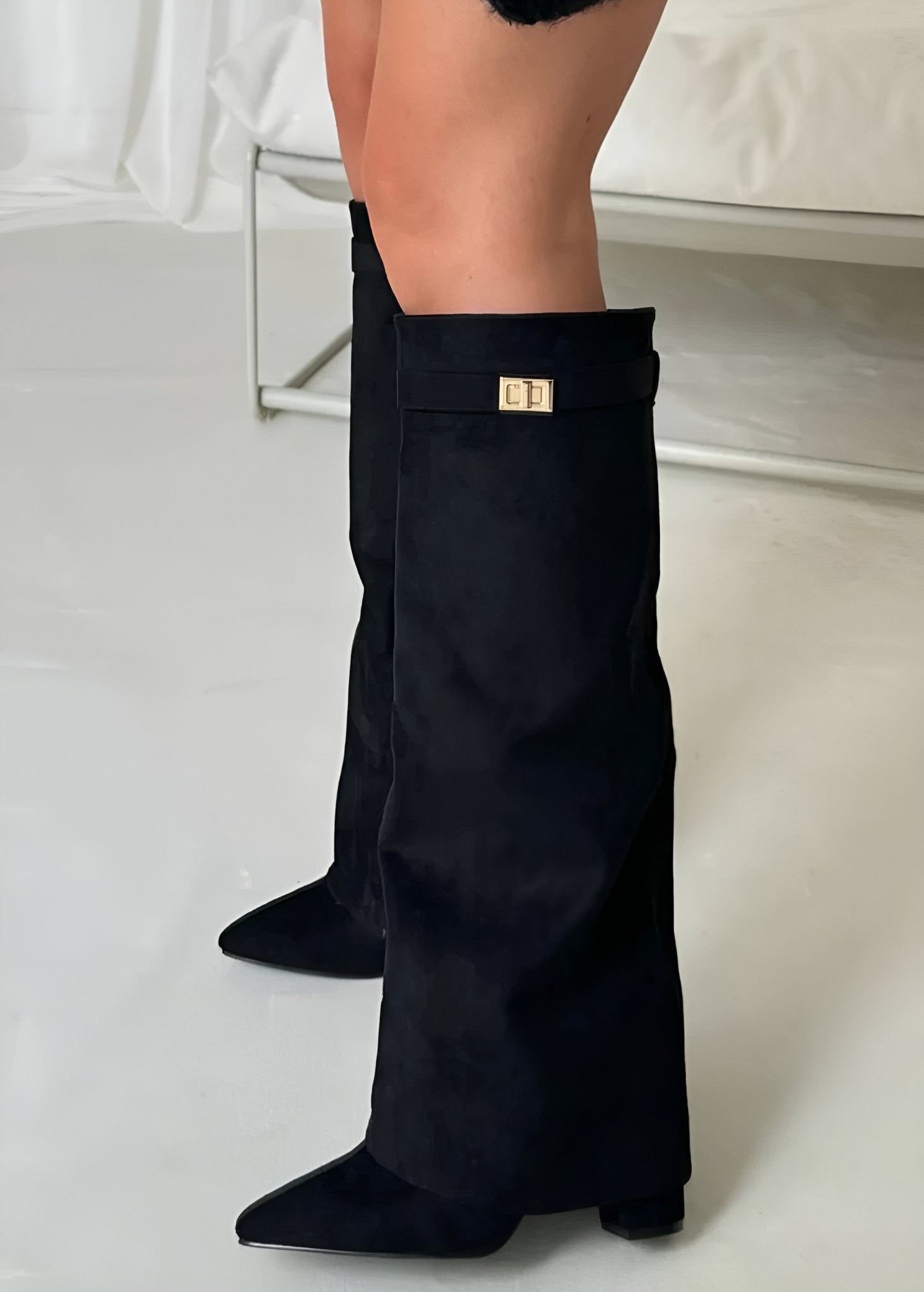 SUEDE LUXE KNEE - HIGH BOOTS - NARAVOCO