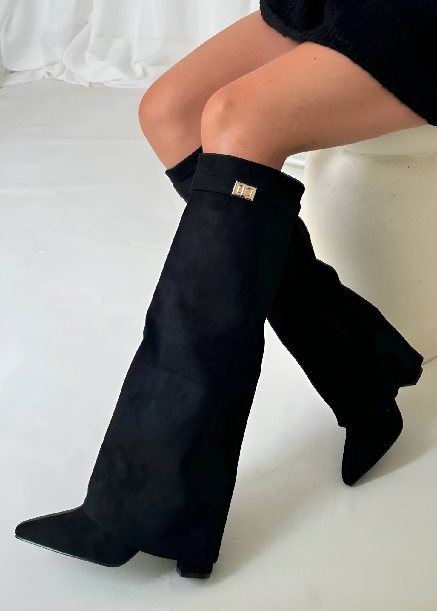 SUEDE LUXE KNEE - HIGH BOOTS - NARAVOCO